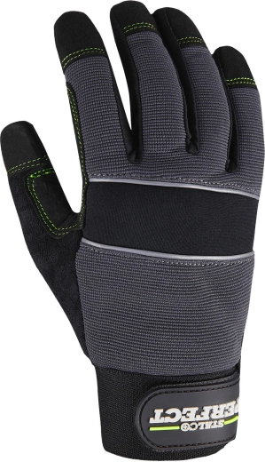 Ademende handrug en reflecterende elementen
