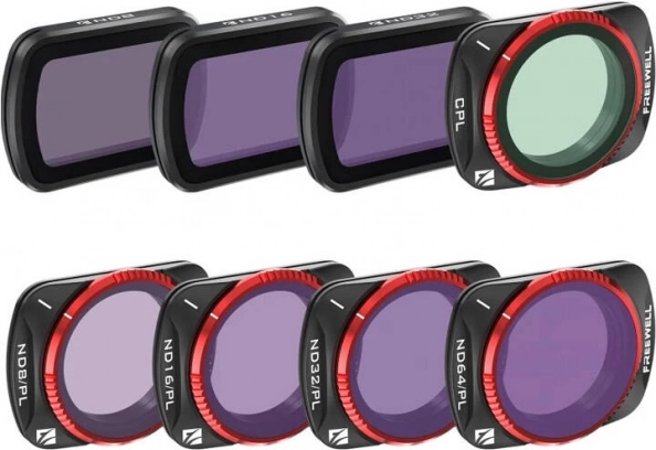 Filterset voor DJI Osmo Pocket 3 van Freewell