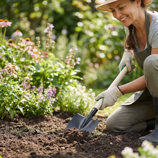Praktische hulp voor in de tuin
