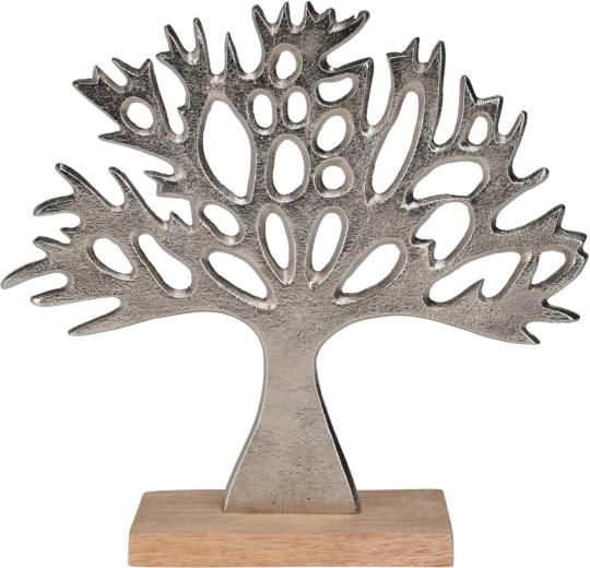 Decoratieve boom van aluminium en mangohout