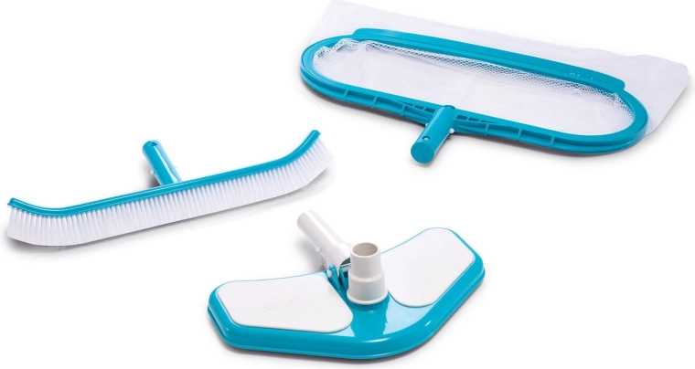 INTEX zwembadreinigingsset – schepnet, borstel en zuigerkop