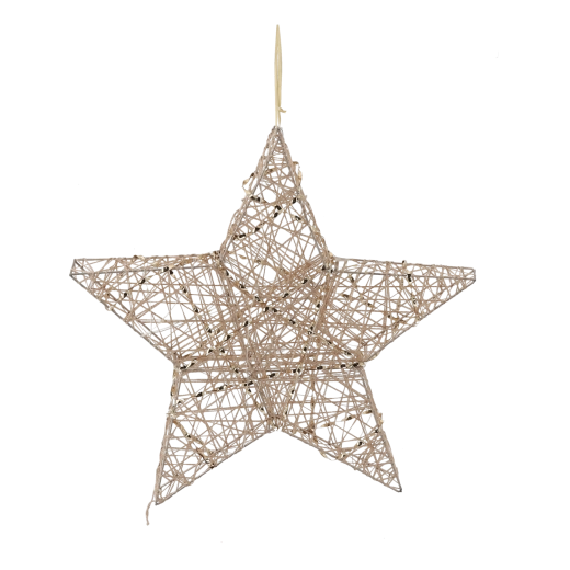 Lichte en eenvoudig op te hangen decoratie