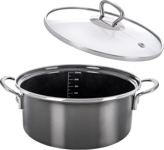 Glazen deksel voor controle tijdens het koken