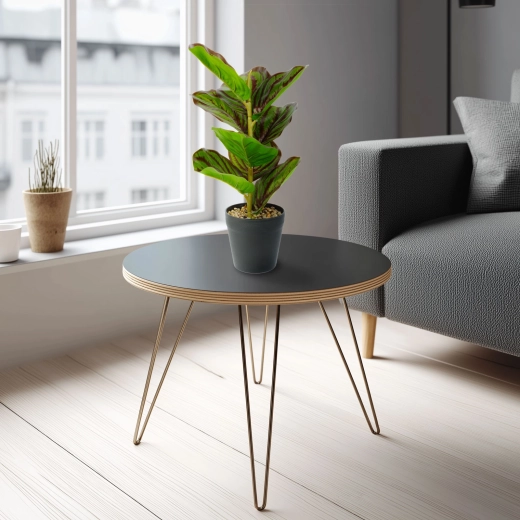 Kunstmatige decoratieve tradescantia groen/zwart