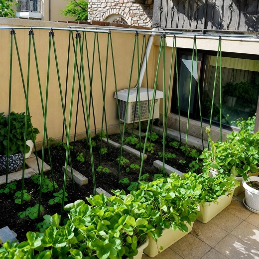 Ideaal voor steunconstructies en het geleiden van planten