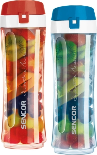 Sencor vervangende smoothiefles 0,6 l met reisdeksel - 1 stuk