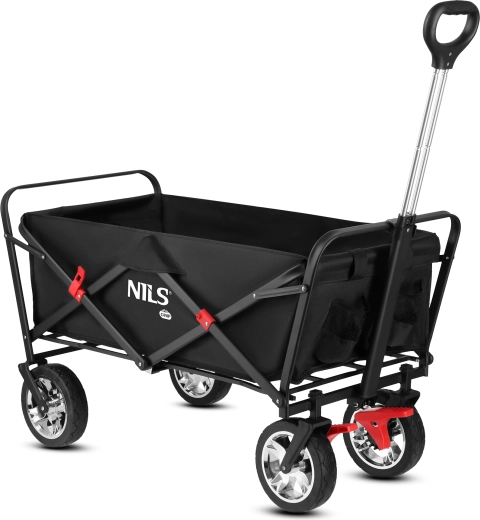 Opvouwbare campingwagen Nils Camp zwart