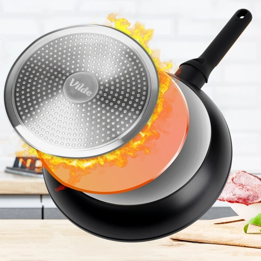 Snelle, gelijkmatige verhitting op alle kookplaten