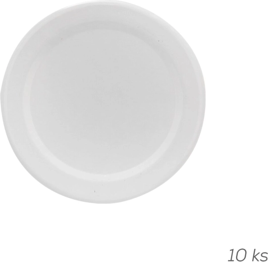Witte metalen inmaakdeksels TO 58 (10 stuks)