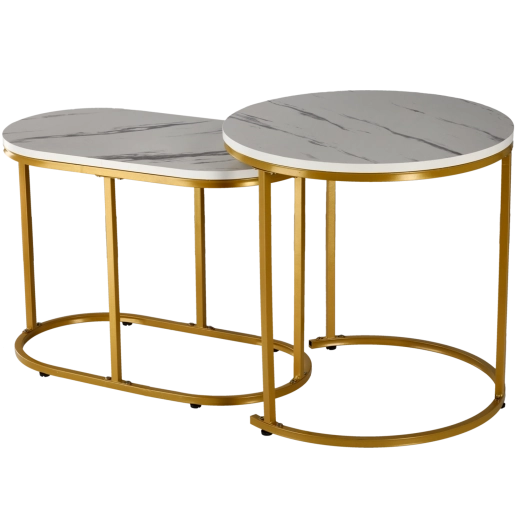 Stabiel goudkleurig metalen frame