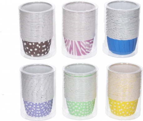 Stevige bakvormpjes 5 cm, 25 stuks