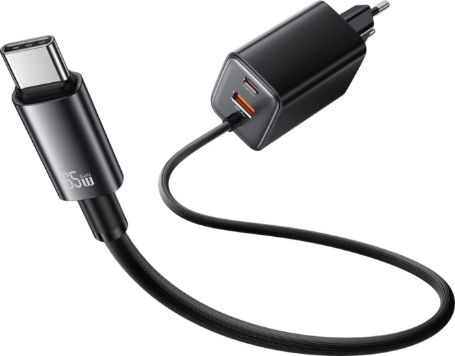 Geïntegreerde USB‑C-kabel voor maximaal gemak