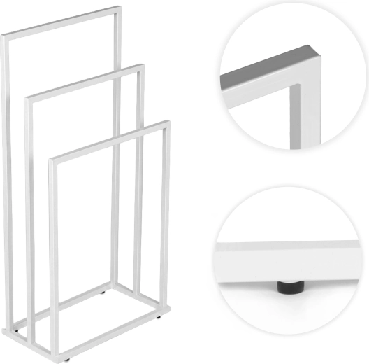 Stabiel metalen frame en antislipvoetjes