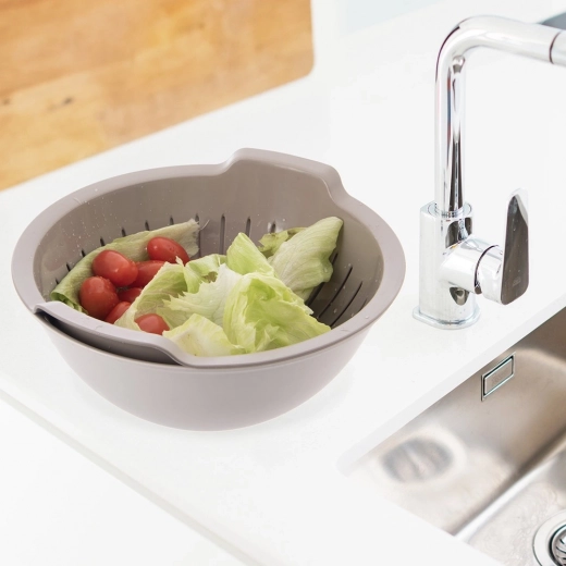 2-in-1: wassen en afgieten in één stap