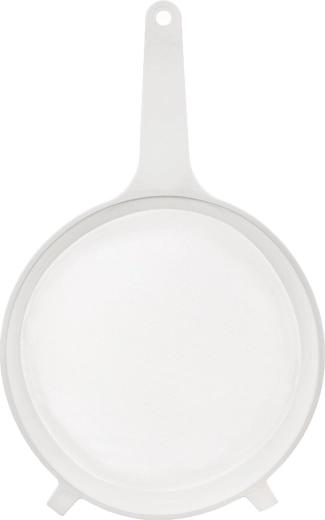 Witte fijne kunststof vergiet 25 cm