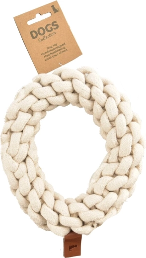 Katoenen touwring voor honden 18 cm