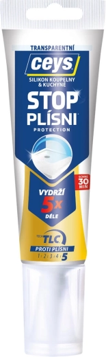 Transparante schimmelwerende siliconenkit 125 ml CEYS