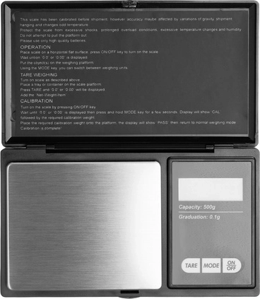 Nauwkeurig wegen tot 500 g