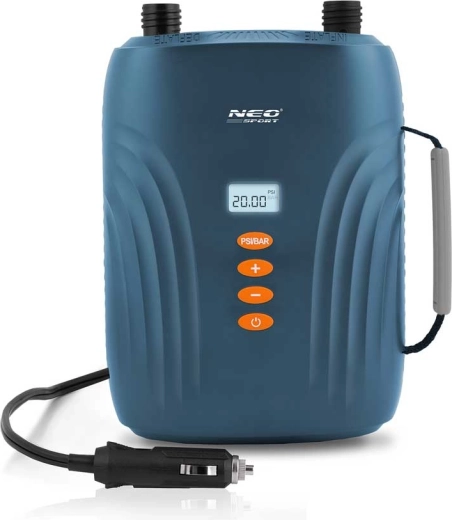 Eenvoudige bediening met LED-display en keuze PSI/BAR