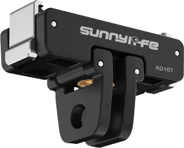 Sunnylife dubbelzijdige snelsluit-montageadapter 1/4" voor Osmo Nano en Action 6