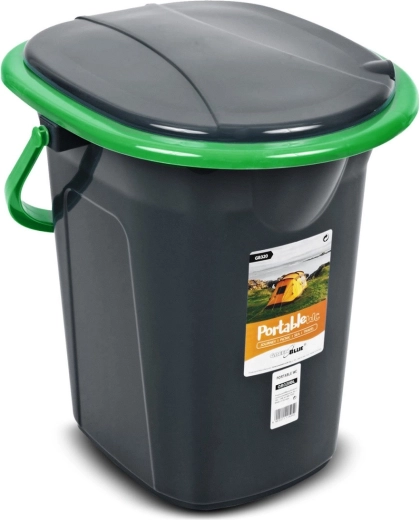 Draagbaar campingtoilet GreenBlue – Zwart-groen