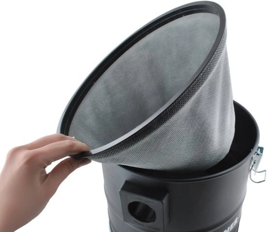 Dubbele filtratie voor fijne as