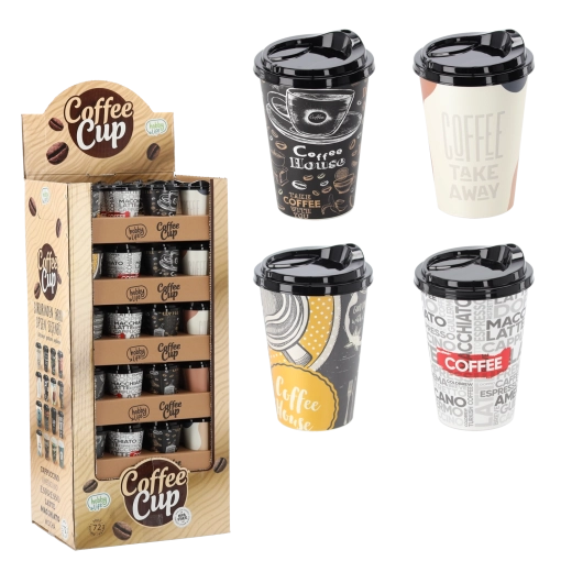 Reisbeker met deksel Hobby Life 500 ml