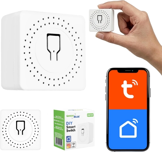 Wi‑Fi-relais voor elektrotechnische inbouwdoos GreenBlue - 1 stuk