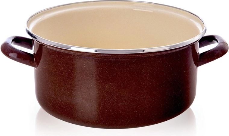 Gemailleerde pan Brown 24 cm, 4 l