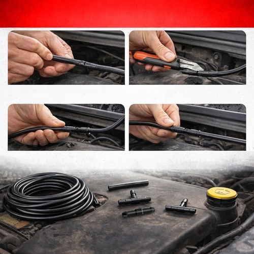 Universele slang 2 m voor precieze paslengte