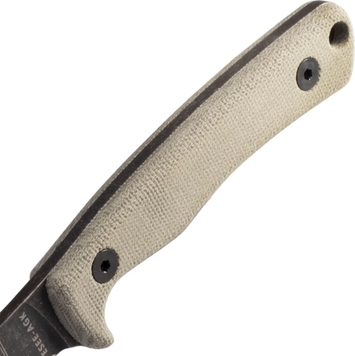 Ergonomische grijze Micarta met zekere grip