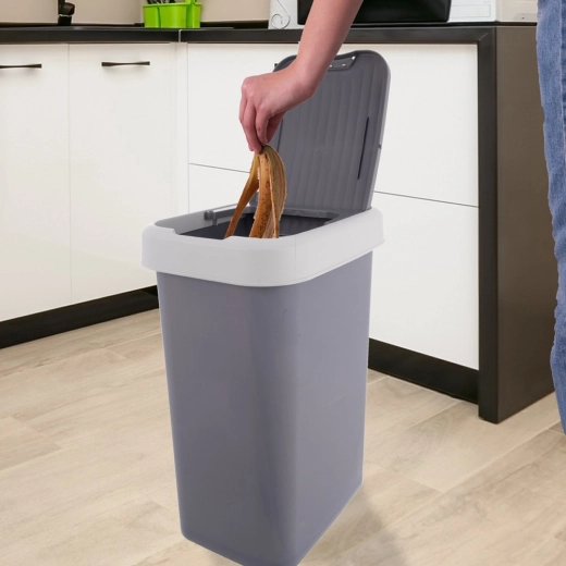 Kiepdeksel met tweewegs openen