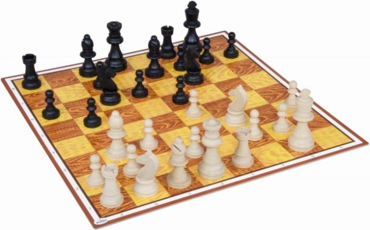 Klassiek schaakbord 35 × 35 cm