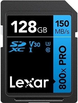 Geheugenkaart Professional 800x Pro 128 GB SDXC UHS-I (lezen tot 150 MB/s)