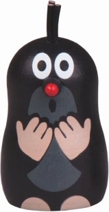 Detoa houten magnetische figuur Krteček verbaasd