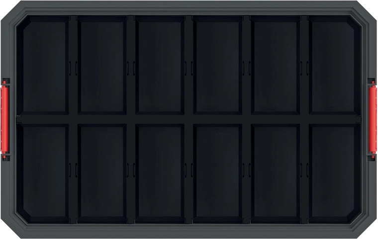 Variabele indeling met uitneembare tussenschotten