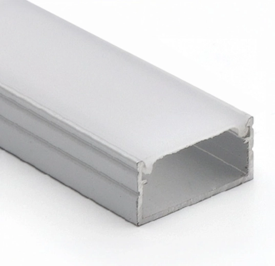 Solight aluminium profiel voor ledstrips met melkachtige diffuser, 1 m
