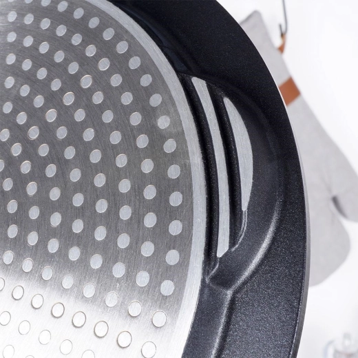 Snelle warmteverdeling en inductiebodem