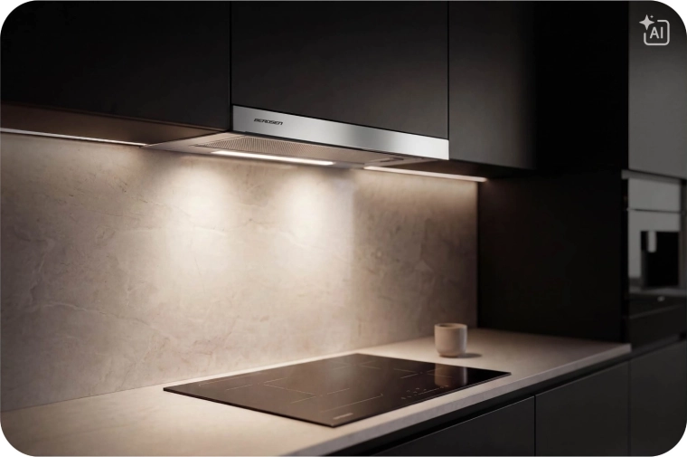 Ledverlichting van het kookoppervlak