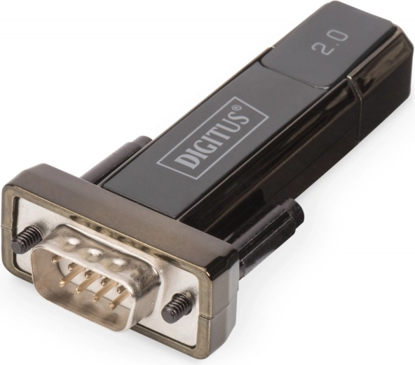 Digitus USB-A 2.0-adapter naar RS232 DB9 met kabel van 0,8 m