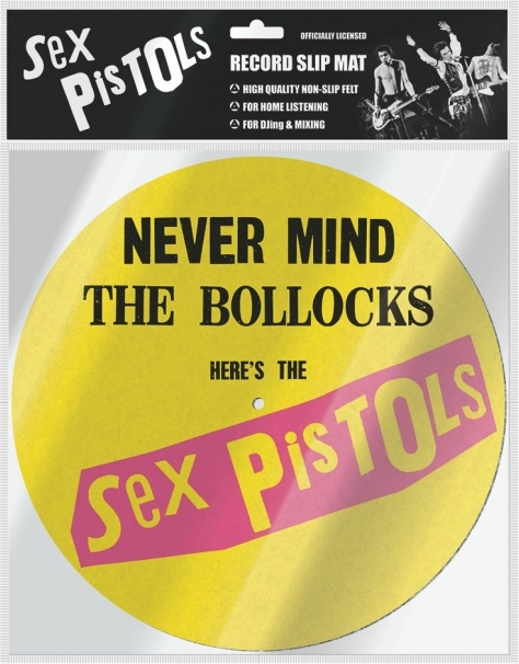 Slipmat met Sex Pistols-motief
