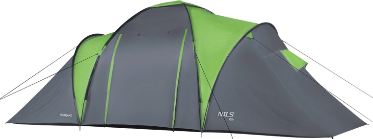 Twee slaapcabines en ruime voortent