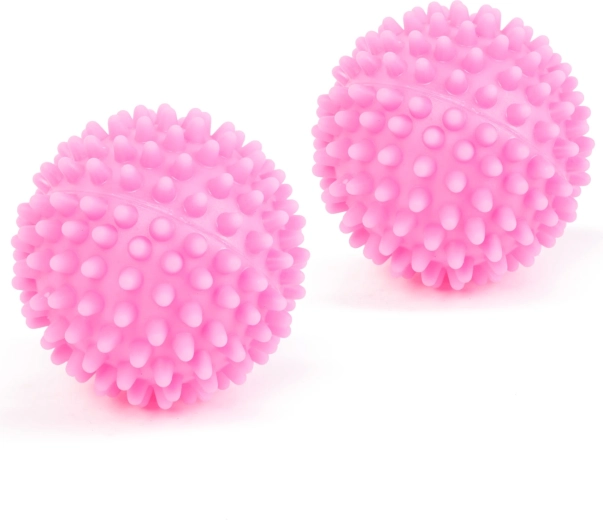 Drogerballen roze, 2 stuks
