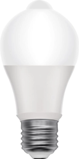 RETLUX E27-ledlamp met PIR- en schemersensor, 8 W, warm wit
