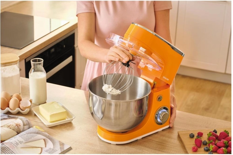 Ruime roestvrijstalen kom van 5,5 l