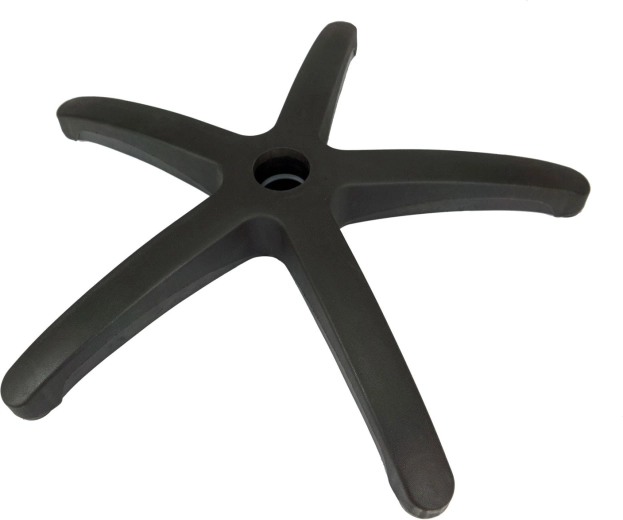 Nylon kruisvoet voor bureaustoel, zwart, 64 cm