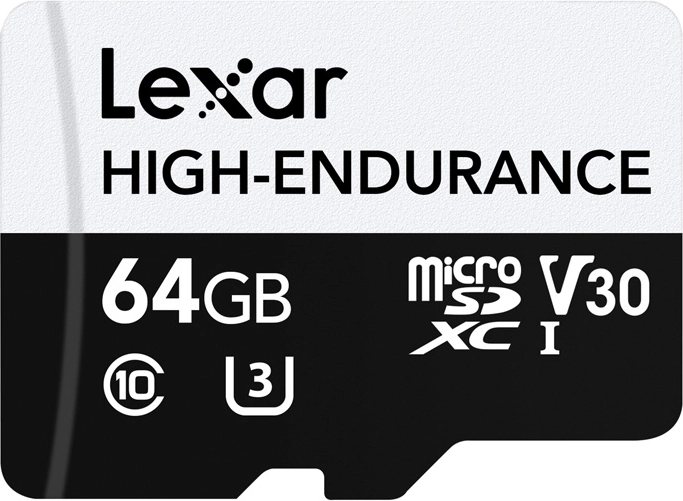 Geheugenkaart Lexar High-Endurance microSDXC 64 GB