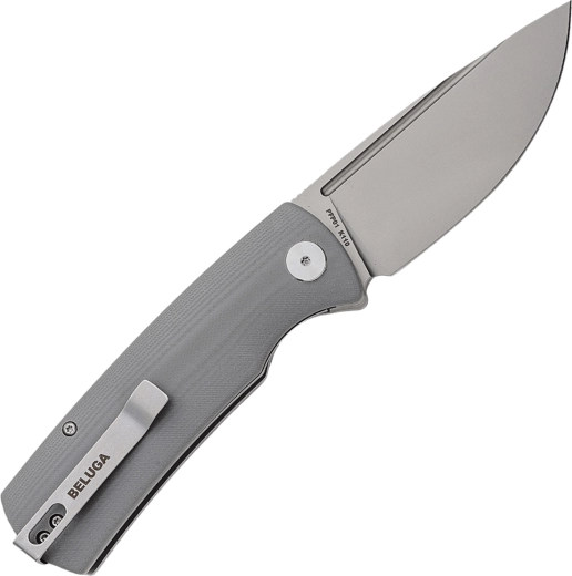 Stevige grip: grijze G10-handgreep