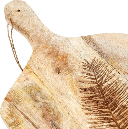 Elegante bladgravure voor stijlvol serveren