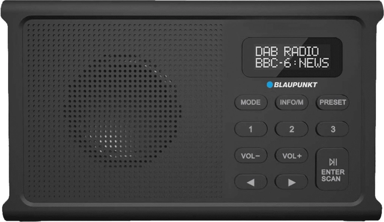 Draagbare digitale radio Blaupunkt DR3BK DAB+